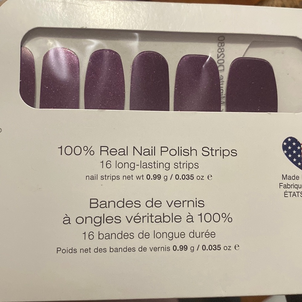 Nail polish strips, “New York Minute”